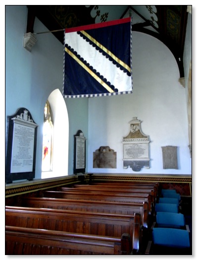 Fortescue_BannerOfArms_FilleighChurch_Devon