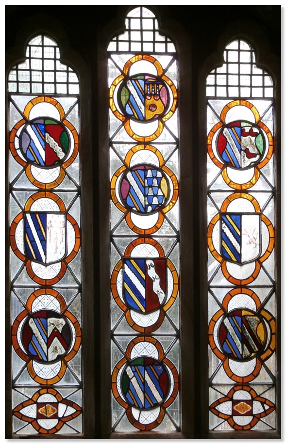 FortescueHeraldicWindow BucklandFilleighChurch Devon.